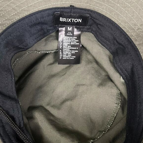 Men's Brixton Olive Green Sun Beach Outdoors Hiking Adventure Hat - Medium - Picture 5 of 6